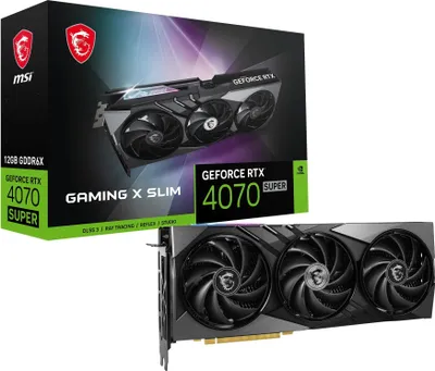 Obrázok produktu pre msi GeForce RTX 4070 SUPER 12G GAMING X SLIM grafická karta 12 GDDR6 192 bitov