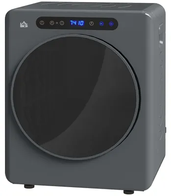 Produktbild von Kompakter Wäschetrockner 4 kg - 6 Programme | Farbe: Grau | Abmessungen: 49x43x61 cm