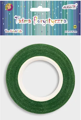 Produktbild von Floristenband - grün 25mmx25m - ALIGA