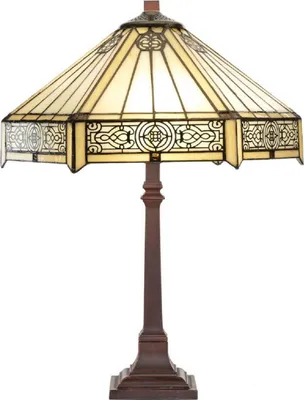 Zdjęcie produktu dla Casa Padrino Luxury Tiffany Table Lamp Multicoloured Ø 40 x H. 64 cm - Lampa biurkowa Tiffany - Lampa dekoracyjna do salonu - Lampa dekoracyjna na biurko - Luksusowe lampy Tiffany