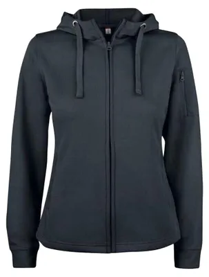 Productafbeelding van Clique - "Basic" hoodie met volledige rits voor dames, model BC7679 (XXL) (zwart)