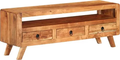 Obrázek produktu pro TV stolek 110 x 30 x 40 cm masivní akáciové dřevo
