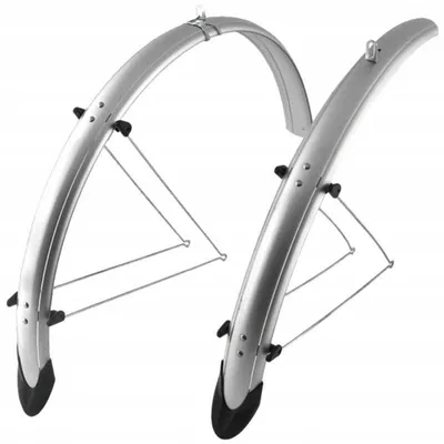 Obrázok produktu pre Blatníky na bicykel Orion, 26 palcov, 53 mm, strieborné, sada