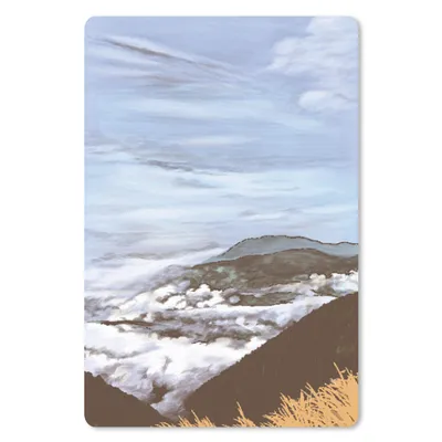 Produktbild von MuchoWow® Mauspad Mousepad Wolken - Berg - Himmel 18x27 cm - Mousepads - Maus Mat - Pad - Mausunterlage