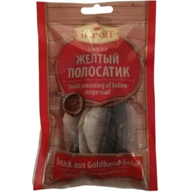 Produktbild von Goldband Selar luftgetrocknet gesalzen 36g Fisch Mahlzeit Fish Beer Snack