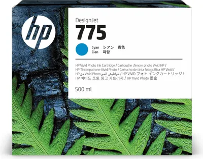 Immagine prodotto di HP 775 500 ml Cyan Ink Cartridge Cartuccia d'Inchiostro 1 pz Originale Resa Standard