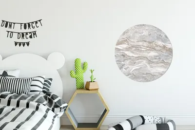 Produktbild von MuchoWow® - Wand Kreis - Wandbild - Schlafzimmer - Aluminium Bild - Kinderzimmer - Wohnzimmer Dekoration - Wandschmuck