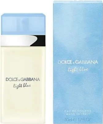 Zdjęcie produktu dla Dolce&Gabbana Light Blue, Kobiety, Letnie, 50 ml, Jabłko, Cytryna, Bambusowy, Jaśmin, Różowy, Bursztyn, Drzewo cedrowe, Moss