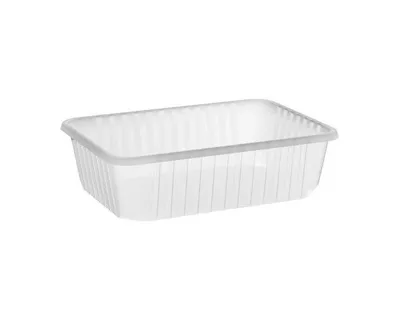 Produktbild von 50x Rechteckschalen klar 750 ml (PP)
