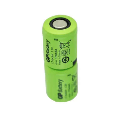 Imagen del producto de Batería recargable GP KAN 1/3AAA, 2,4 voltios, 170 mAh, NiMH, aproximadamente 28x11 mm