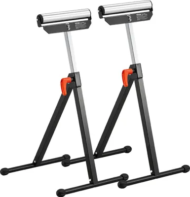 Zdjęcie produktu dla VEVOR 2 zestawy stojaków na kółkach, nośność 61 kg, regulowana wysokość 68-108 cm, krótkie stojaki na kółkach, z główkami kółek z polerowanej stali 292,1 mm