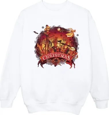 Produktbild von Disney - "The Nightmare Before Christmas" Sweatshirt für Herren BI42752 (S) (Weiß)
