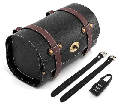 Immagine prodotto di Borsa da sella in pelle per moto, ideale per lo stoccaggio