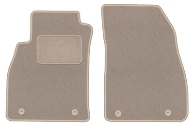 Immagine prodotto di Tappetini anteriori in moquette per Opel Insignia A FL 2013-2017 (berlina/liftback/station wagon) – 2 pezzi, beige, su misura – Wielganizator LUX