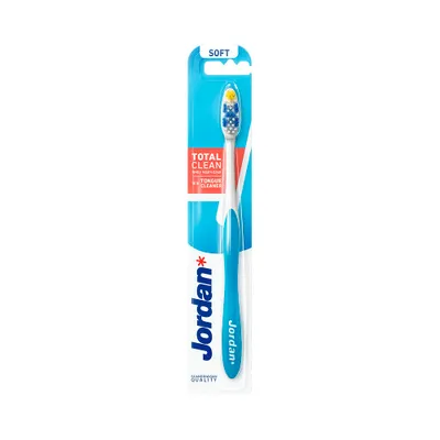 Image de Brosse à dents douce Jordan Total Clean, 1 pièce
