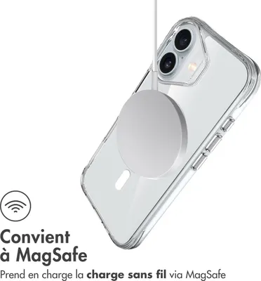 Image de imoshion Rugged Air MagSafe Case pour l'Apple iPhone 16 - Transparent