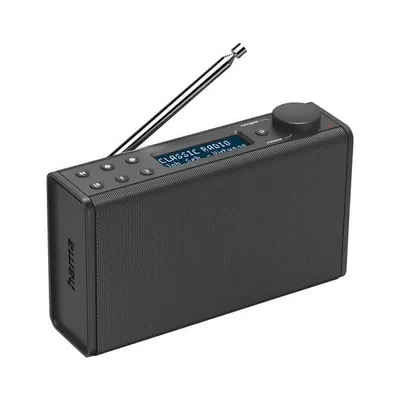 Produktbild von Hama DR7USB, Tragbar, Digital, DAB, DAB+, FM, 0,5 W, LCD, 5,33 cm (2.1")