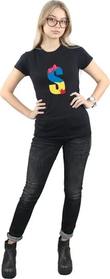 Produktbild von Disney - "Alphabet S Is For Snow White" T-Shirt für Damen BI36976 (S) (Weiß)