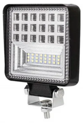 Immagine prodotto di Faro da lavoro universale a LED e alogeno da 126 W, 12 V–24 V, luce bianca, per auto, fuoristrada, autobus, furgoni e autocarri