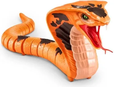 Obrázek produktu pro Robo Alive Cobra robotický had, vlnící se pohyby, pohyblivý jazyk, strašidelné efekty, hračka Zuru
