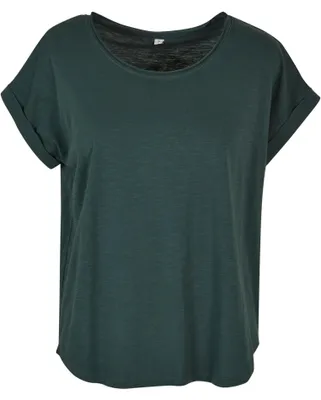 Produktbild von Build Your Brand Build your Brand Damen Slub T-Shirt 56.0036 Gr. 3XL bottle green