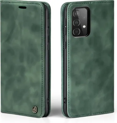 Produktbild von Handy Hülle für Samsung Galaxy A53 5G Klapphülle Bookcase Flip Cover Handy Tasche Etui Farbe: Grün