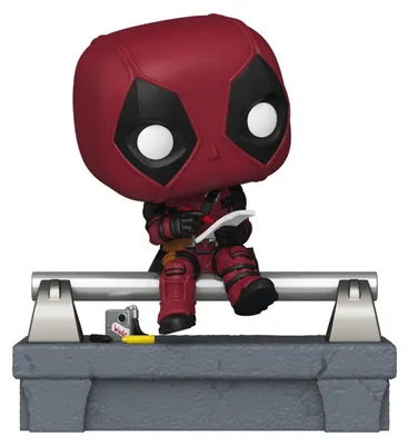 Produktbild von Marvel POP! Deluxe Vinyl Figur Deadpool on Bridge 9 cm