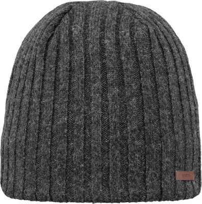 Image de BARTS Hommes Bonnet - Haakon Beanie, One Size, bonnet en laine, uni gris foncé