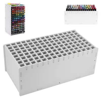 Immagine prodotto di Omgoods - Organizer da scrivania con 120 scomparti e divisorio rimovibile