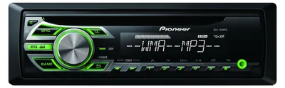 Produktbild von Pioneer DEH-150MPG, Schwarz, 4.0 Kanäle, 50 W, CD, CD-R, CD-RW, MOSFET, CD-Audio