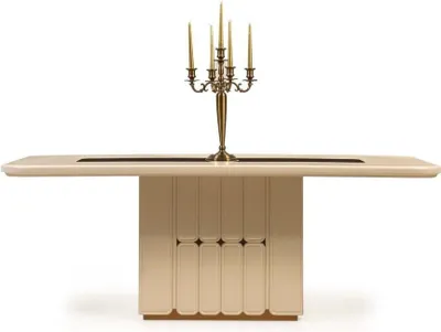 Image de Table de salle à manger moderne Designer Tables en bois Salle à manger Meubles de luxe