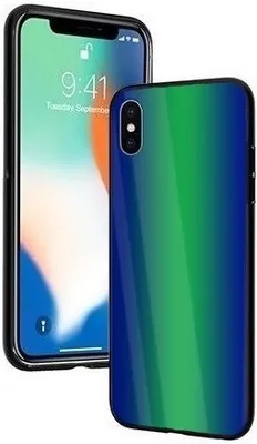 Immagine prodotto di Custodia Vennus Glass per iPhone X - Žalia KP17728