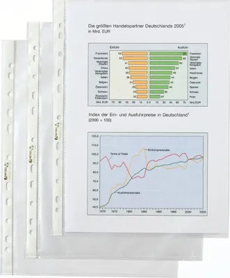 Obrázok produktu pre HETZEL Prospekthlle Economic, A4, PP, genarbt, 0,05 mm