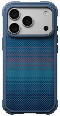 Productafbeelding van PITAKA Cairn telefoonhoesje voor iPhone 18 Pro / 17 Pro, design: maanopkomst