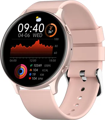 Produktbild von INF Smartwatch: Bluetooth-Anrufe und Gesundheitsüberwachung Rosa