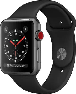 Produktbild von Apple Watch Series 3, OLED, Touchscreen, 8 GB, WLAN, GPS, 26,7 g