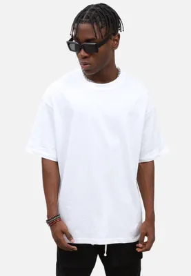 Produktbild von Oversize T-Shirt - Heavy Weight Basic Shirt M Weiß