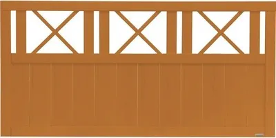 Produktbild von Vorgartenzaun Konsta Provence 180 x 90 cm kirschbaumoptik