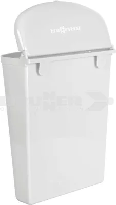 Produktbild von Brunner Abfallbehälter Pillar Farbe: Weiss