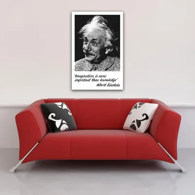 Immagine prodotto di Einstein, Albert - Poster - Immaginazione + 1 poster di dimensioni 61x91,5cm