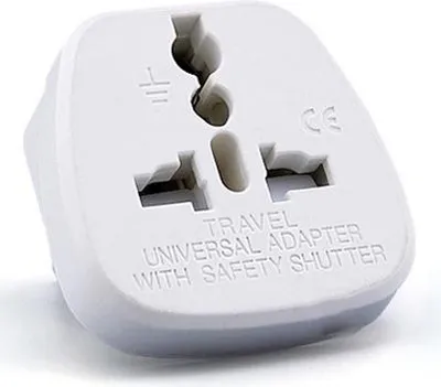 Produktbild von INF Europäischer Standard-Reiseadapter Weiß