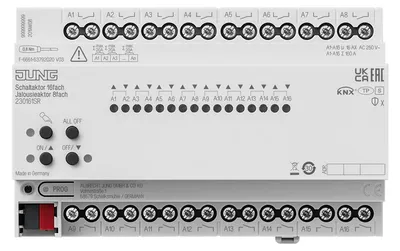 Zdjęcie produktu dla JUNG 230161SR, Plastik, -5 - 45 °C, -25 - 70 °C, 230 V