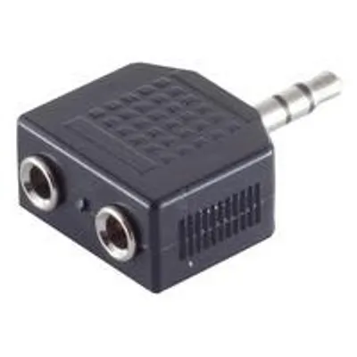 Productafbeelding van Audioadapter, 3,5 mm jackplug - 2 x 3,5 mm jackpluggen