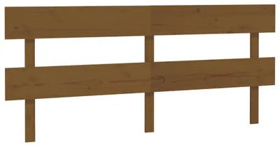 Produktbild von vidaXL Kopfteil Honigbraun 184x3x81 cm Massivholz Kiefer