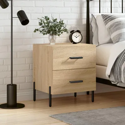 Obrázok produktu pre vidaXL Nočný stolík Sonoma Dub 40x35x47,5 cm odvodený výrobok z dreva