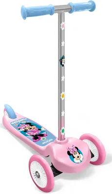 Immagine prodotto di Monopattino per bambini MINNIE, 3 ruote, rosa, cuscinetti ABEC 5, freno posteriore