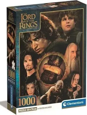Produktbild von Clementoni - Puzzle The Lord Of The Rings - 1000 dielov