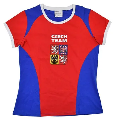 Image de T-shirt de supporter SportTeam® République tchèque 2 pour femme