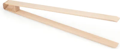 Image de Metrie | KLA26  Pince à barbecue en bois de hêtre, 26 cm