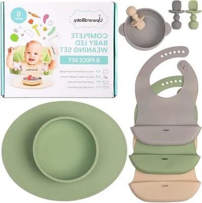 Produktbild von Baby-Lernlöffel-Set, 6-12 Monate, Silikon, Erstes Essen, Selbstfütterung